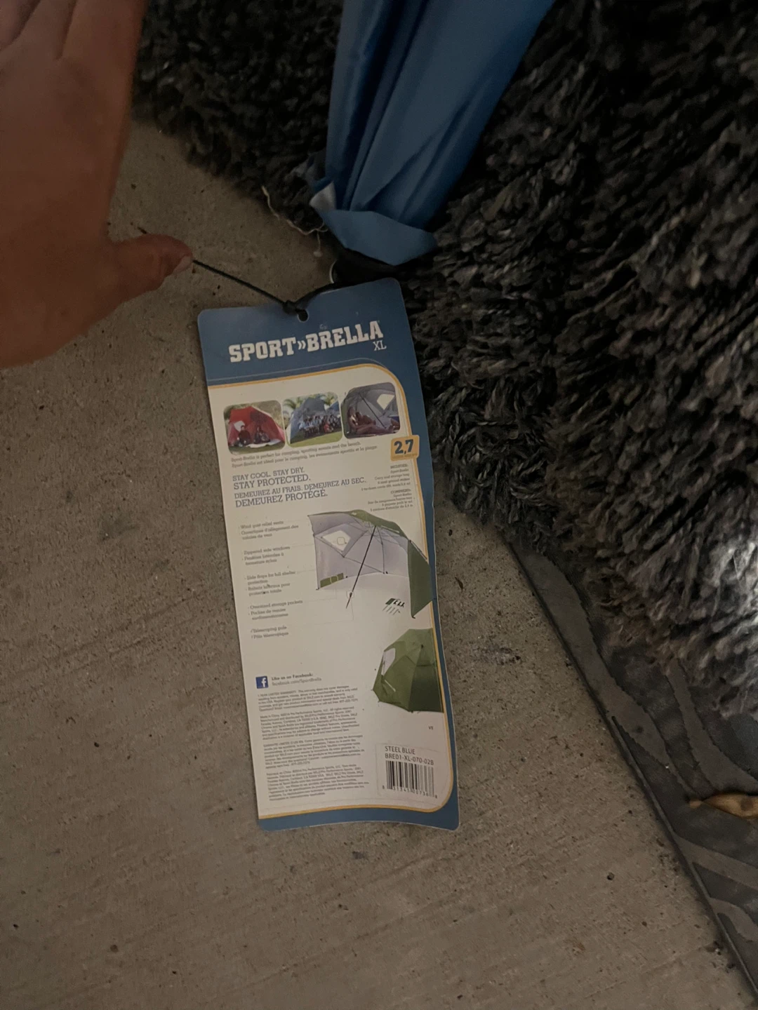 Sport-Brella XL Umbrella Tent - Steel Blue - photo 3