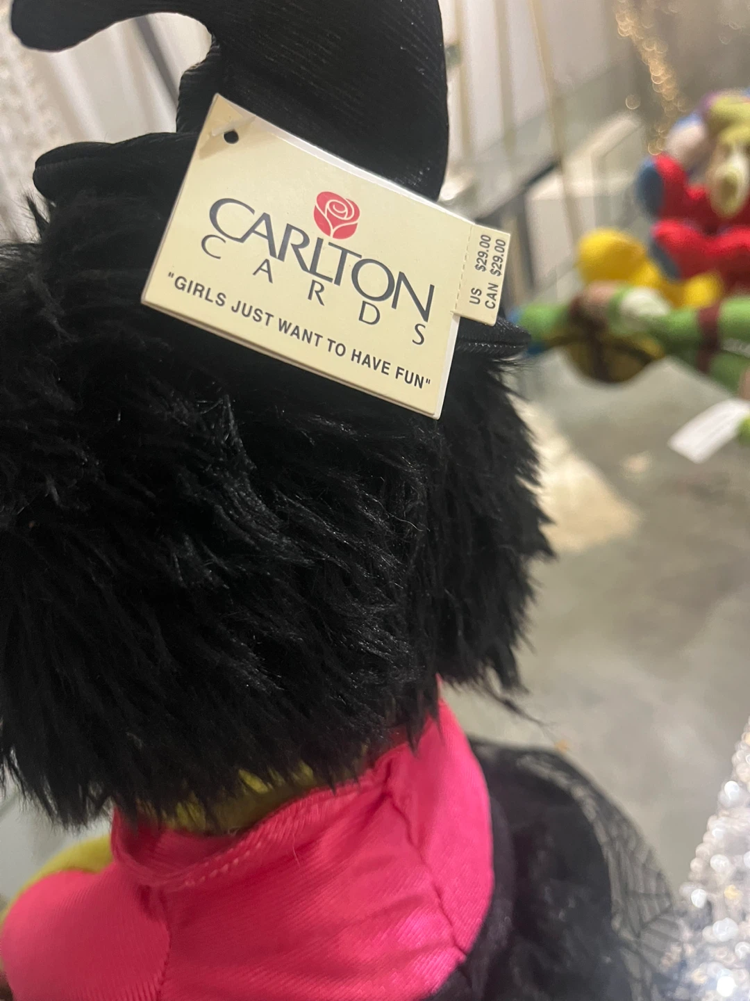 Carlton Cards Witch Plush Toy - photo 3
