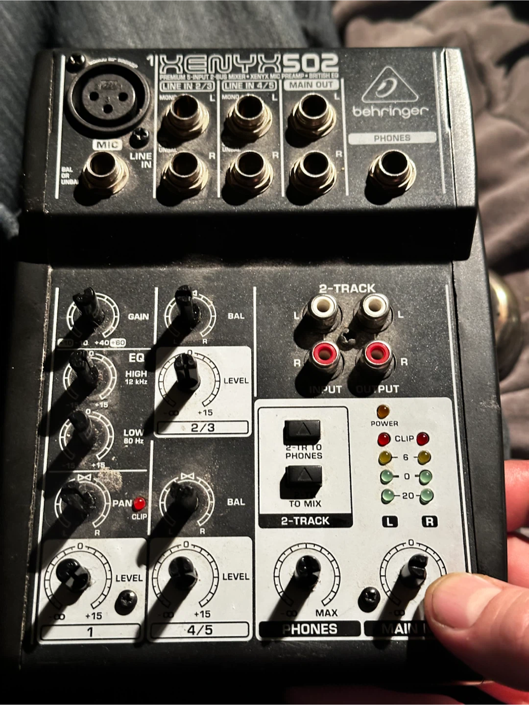 Behringer Xenyx 502 5-Input Audio Mixer