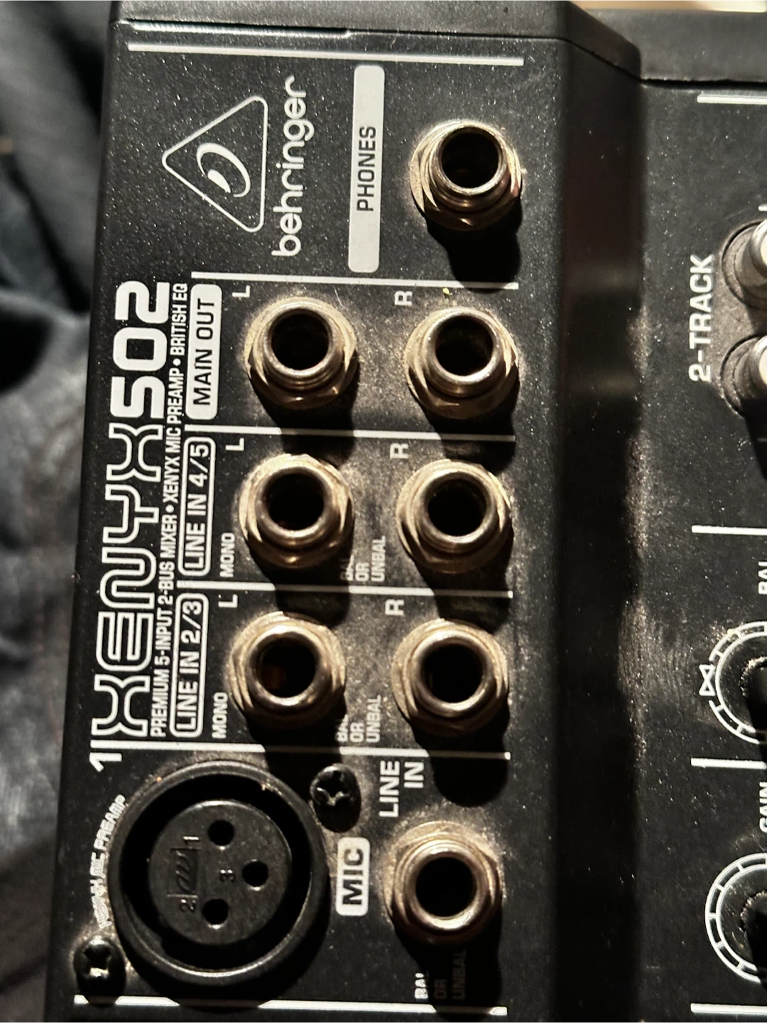 Behringer Xenyx 502 5-Input Audio Mixer - photo 2