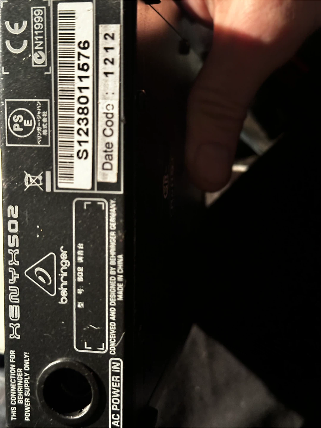 Behringer Xenyx 502 5-Input Audio Mixer - photo 4