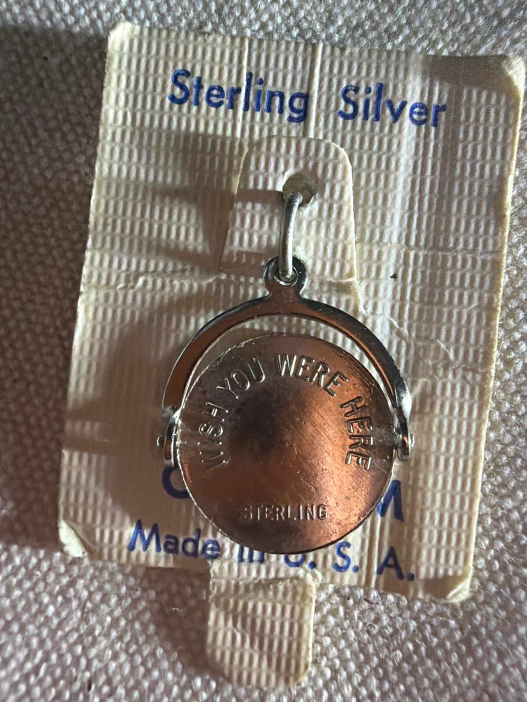 Vintage Florida Sterling Silver Spinning Charm - photo 4