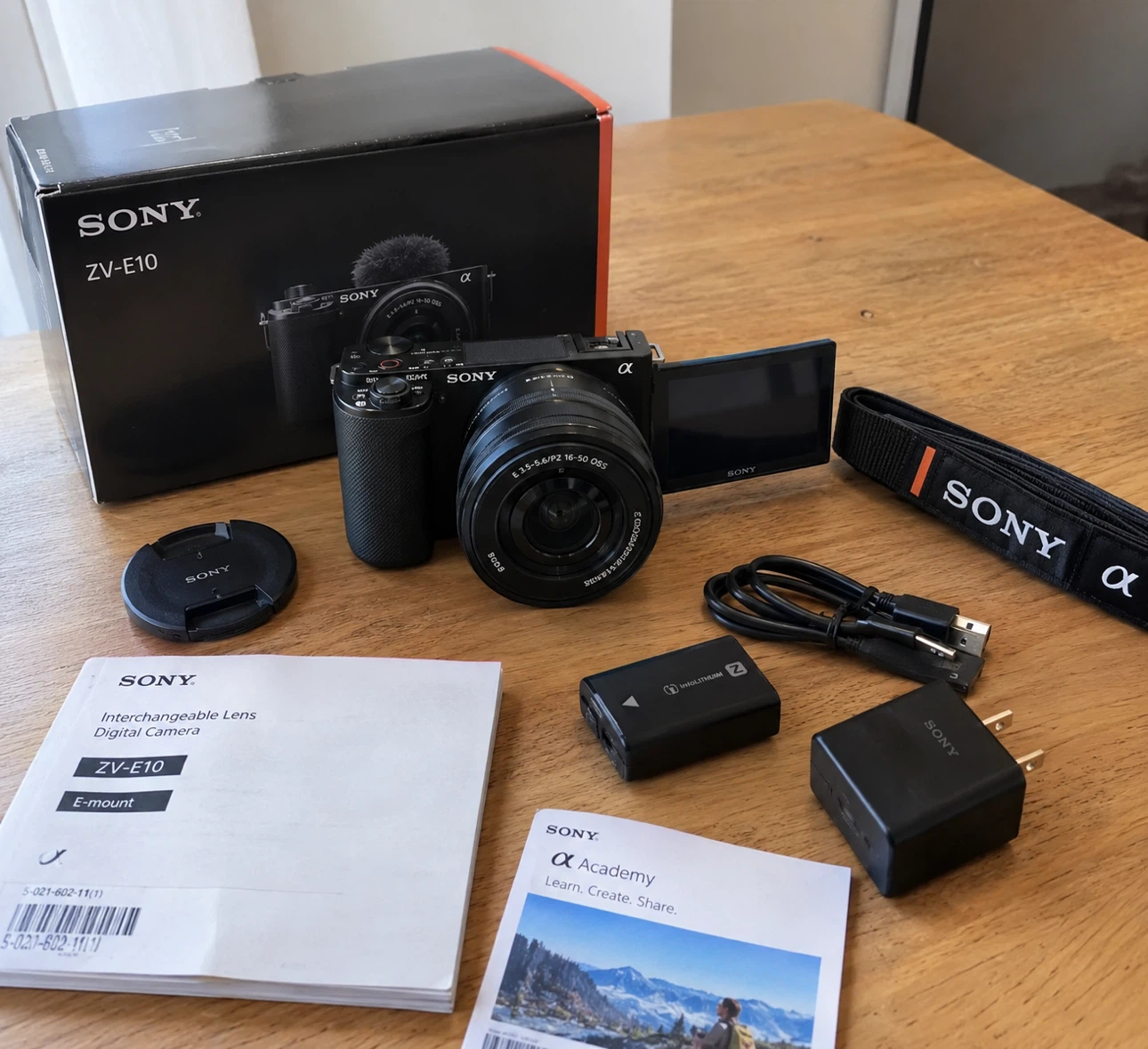 Sony ZV-E10 Camera with 16-50mm Lens Kit