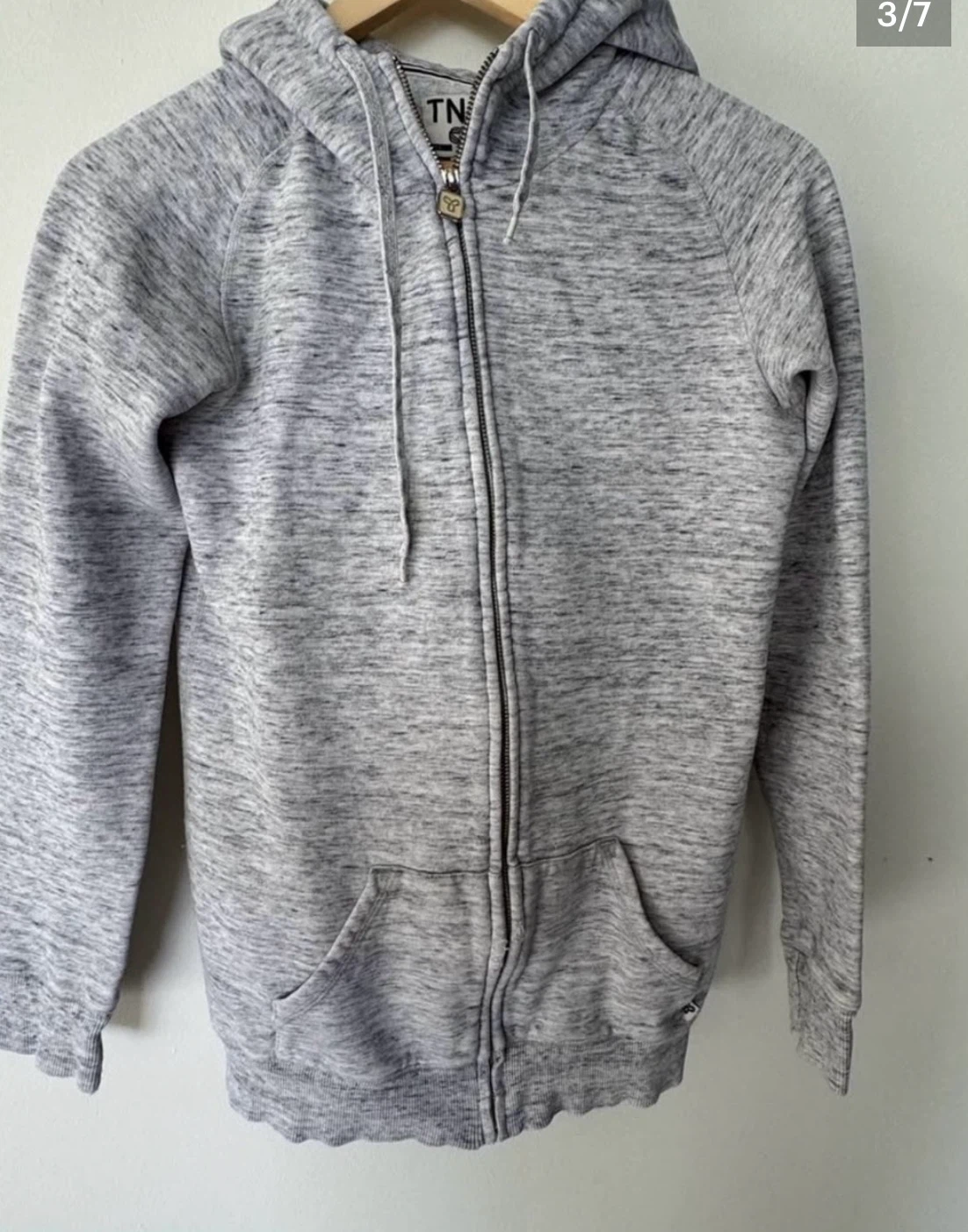 TNA Grey Full-Zip Hoodie - photo 3