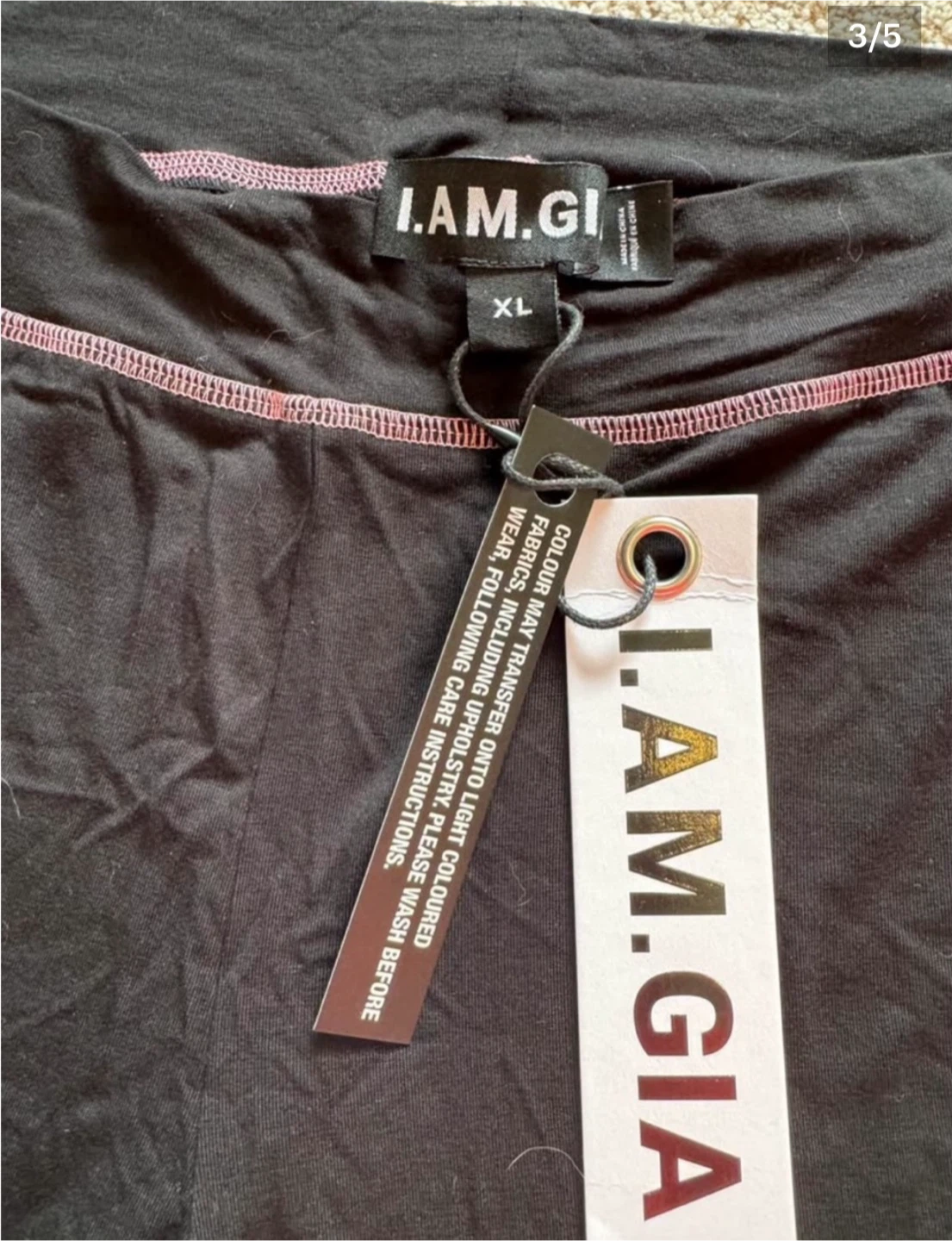 I.AM.GIA Black Pants Size XL