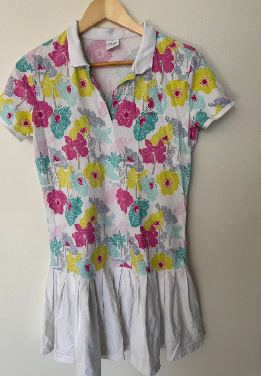 U.S. Polo Assn. Floral Polo Dress