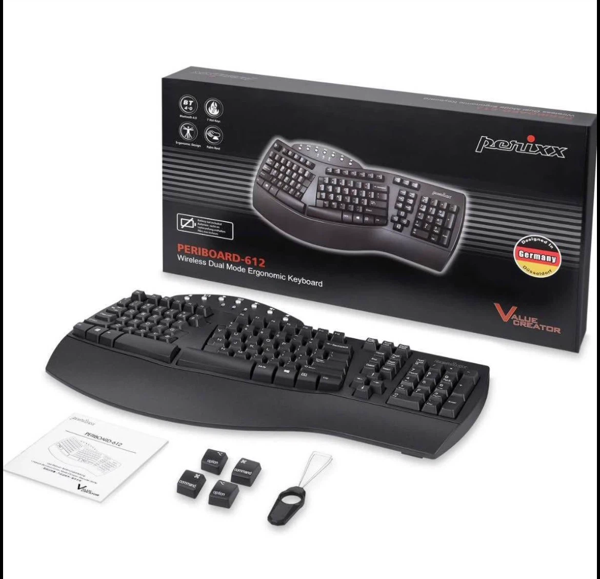 Perixx PERIBOARD-612 Wireless Ergonomic Keyboard - photo 3