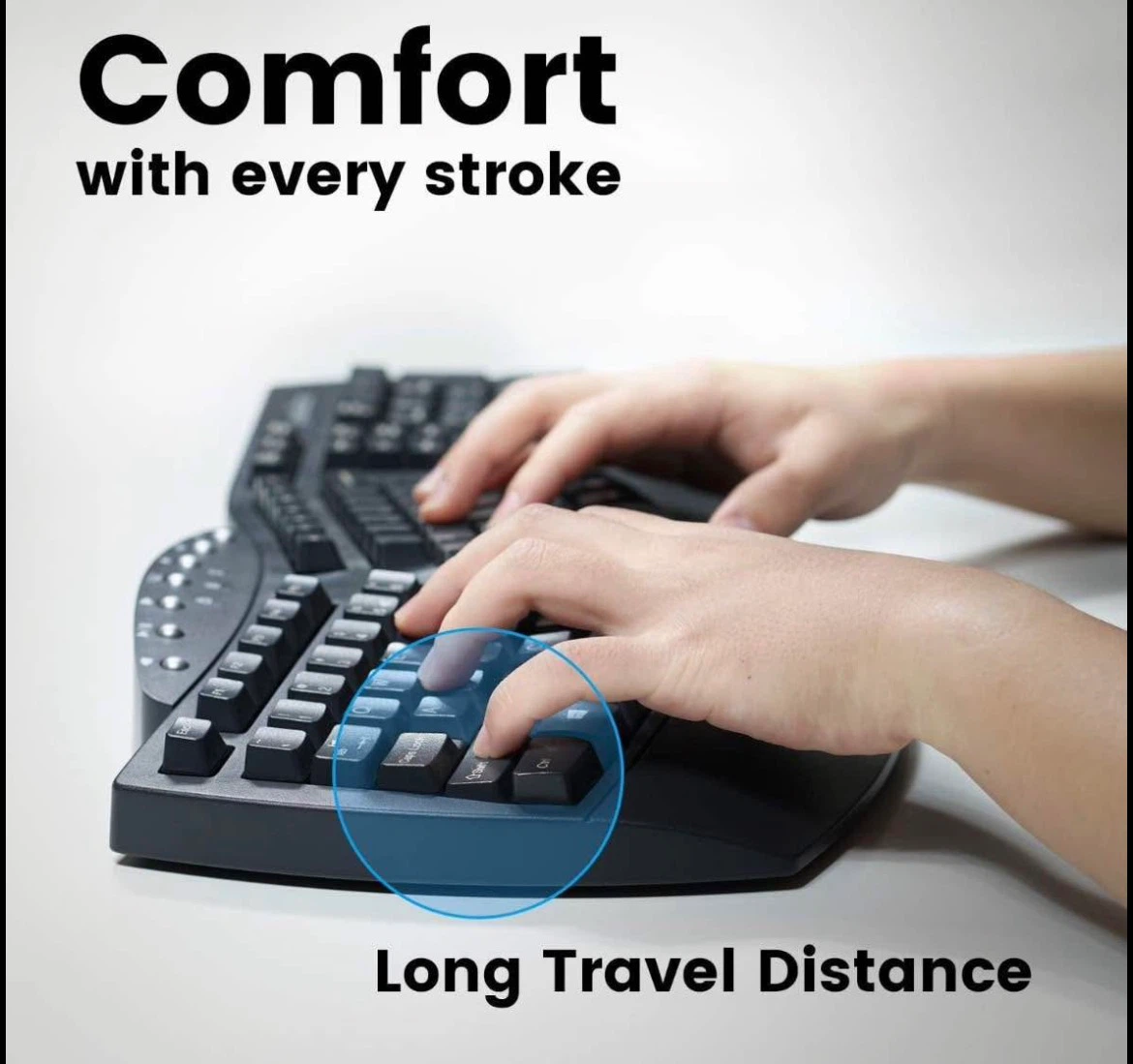 Perixx PERIBOARD-612 Wireless Ergonomic Keyboard - photo 4