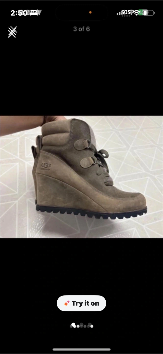 UGG Waterproof Wedge Boots