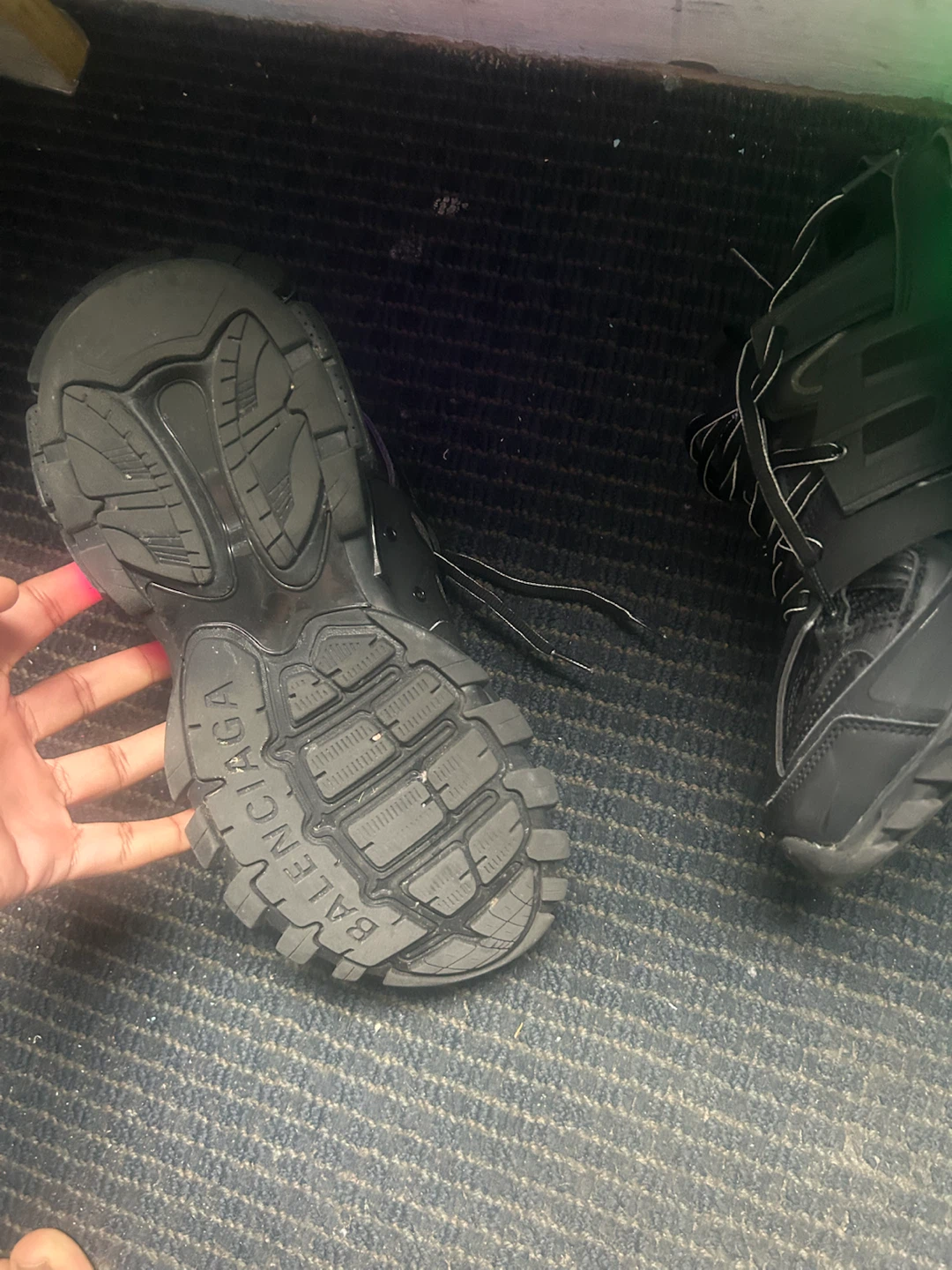 Balenciaga Track LED Sneakers Black - photo 5