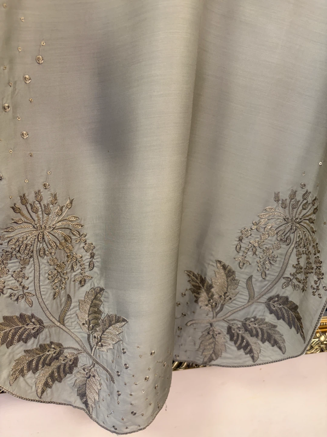 SHEEN Sage Green Embroidered Salwar Kameez Suit - photo 3