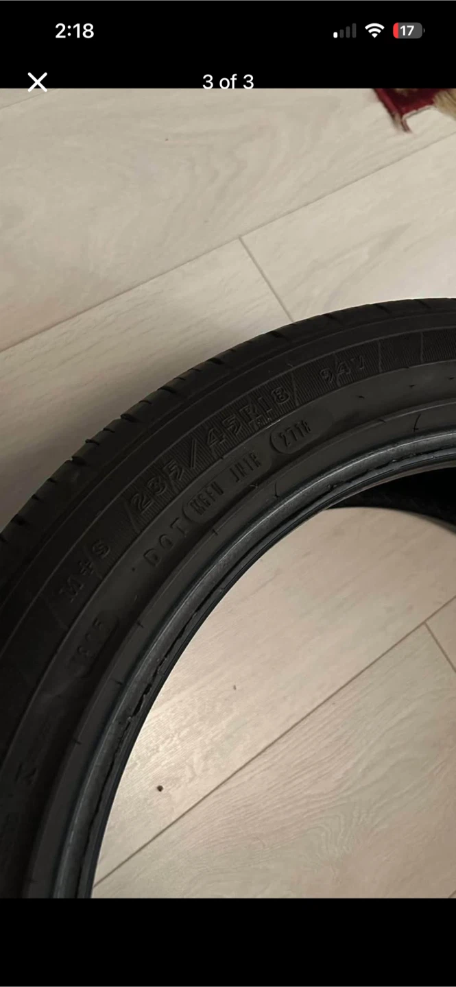 235/45R18 All-Season Tire - photo 3