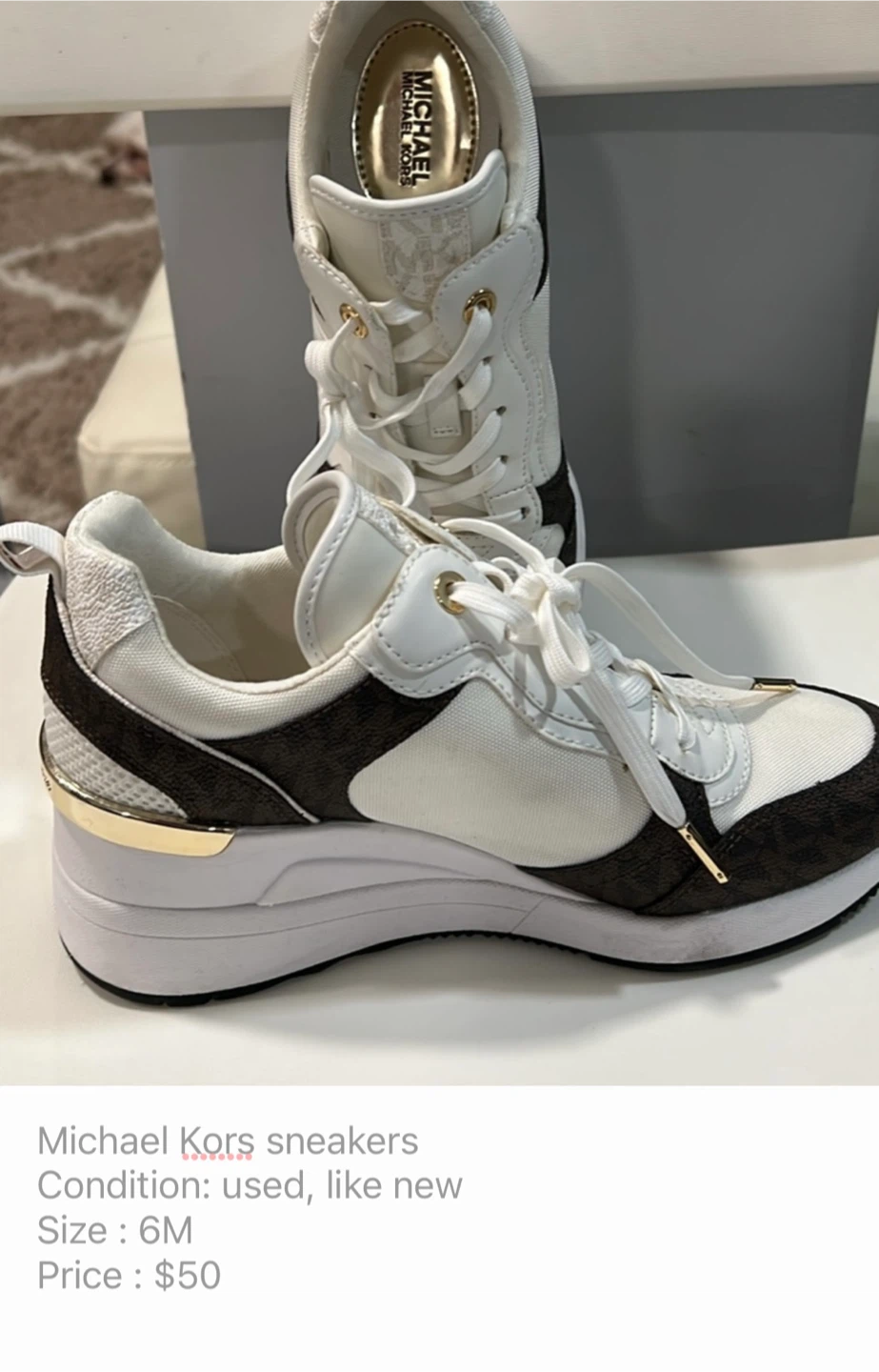 Michael Kors sneakers size 6M