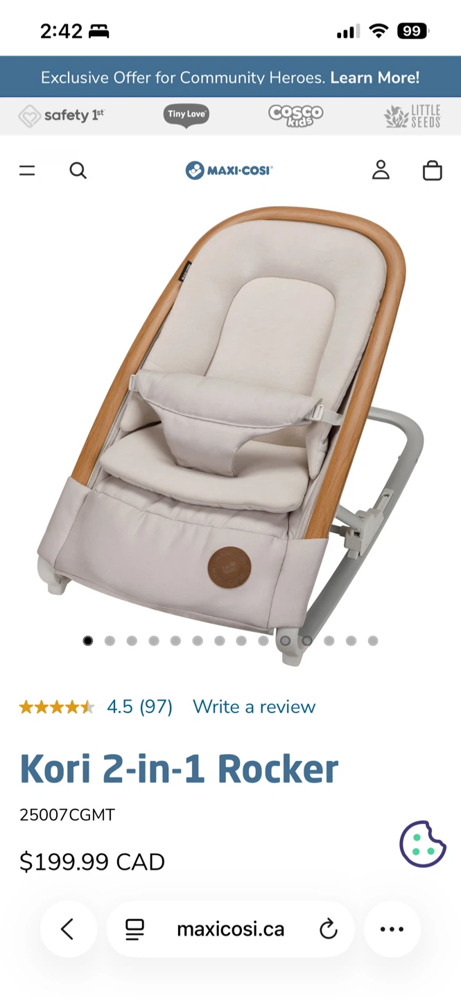 Maxi-Cosi Kori 2-in-1 Rocker - photo 3