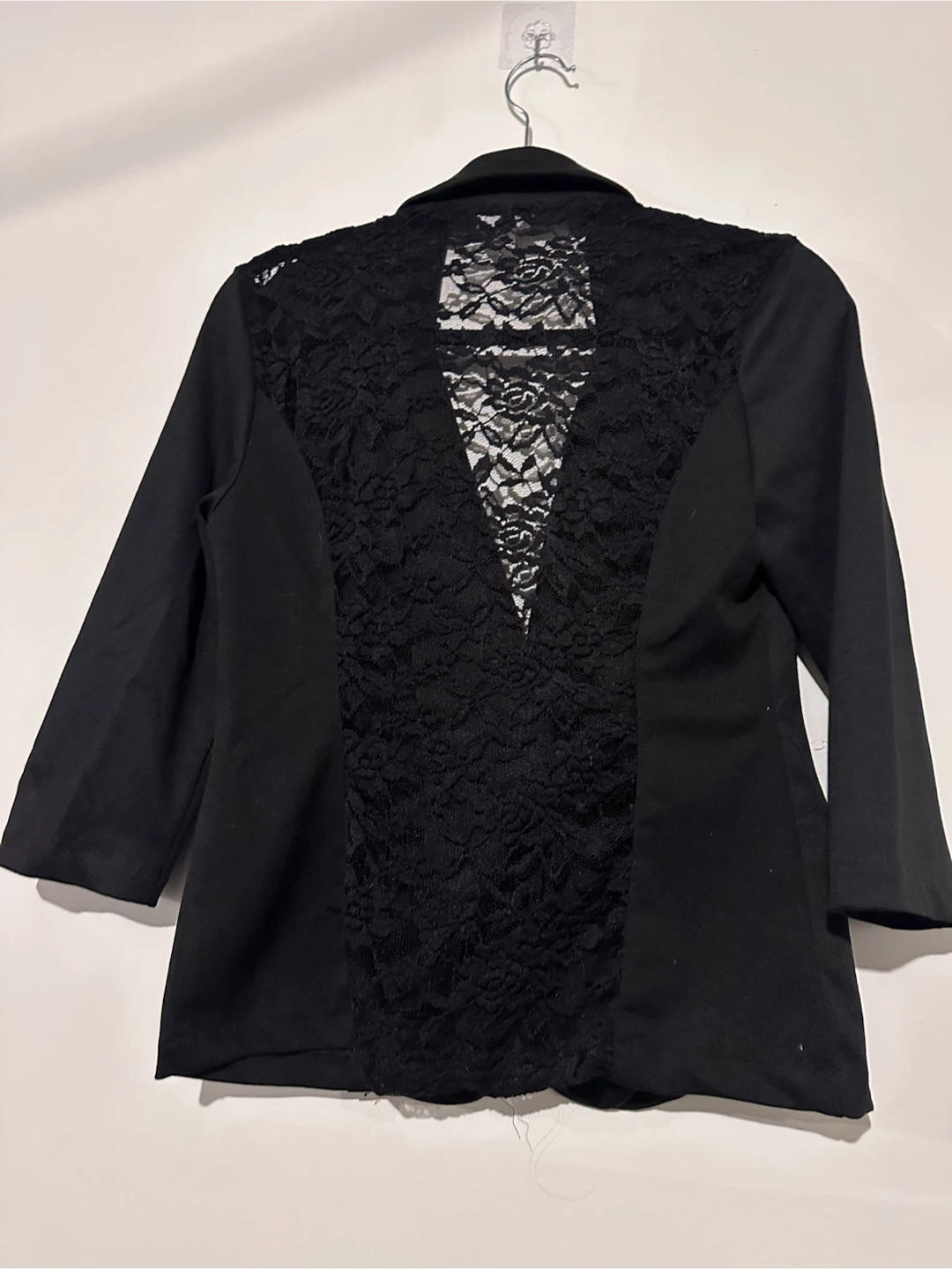 Ardene Black Lace Back Blazer - photo 2