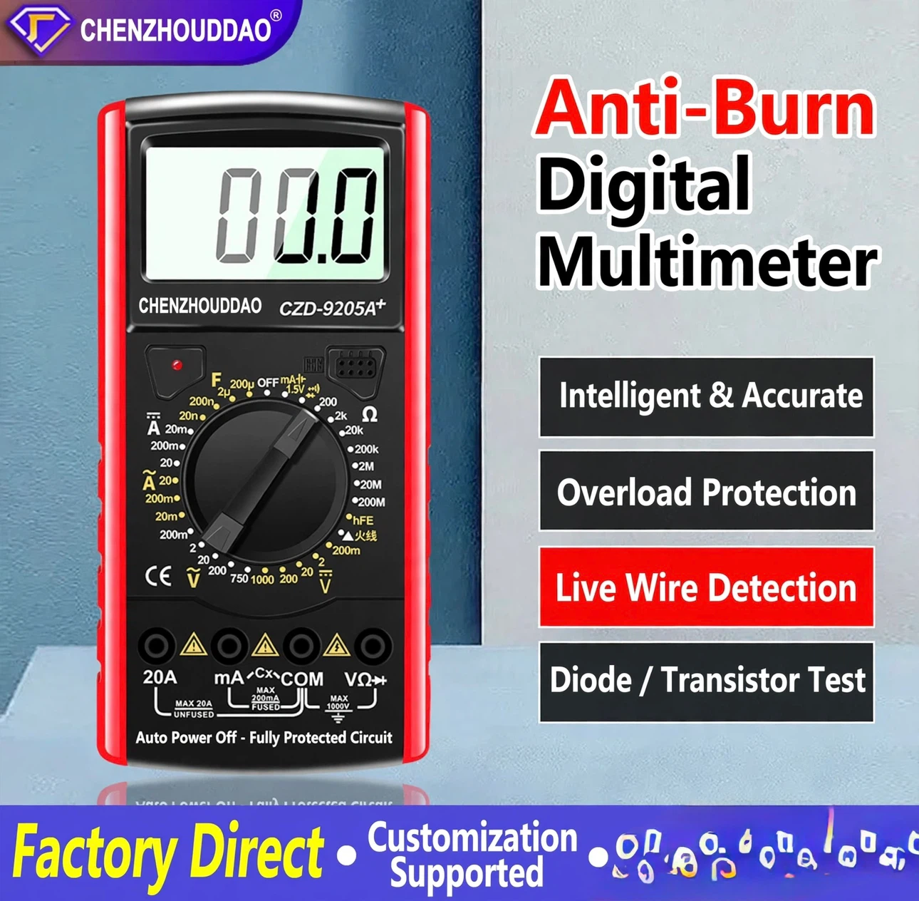 Digital Multimeter DT-9205A - photo 4