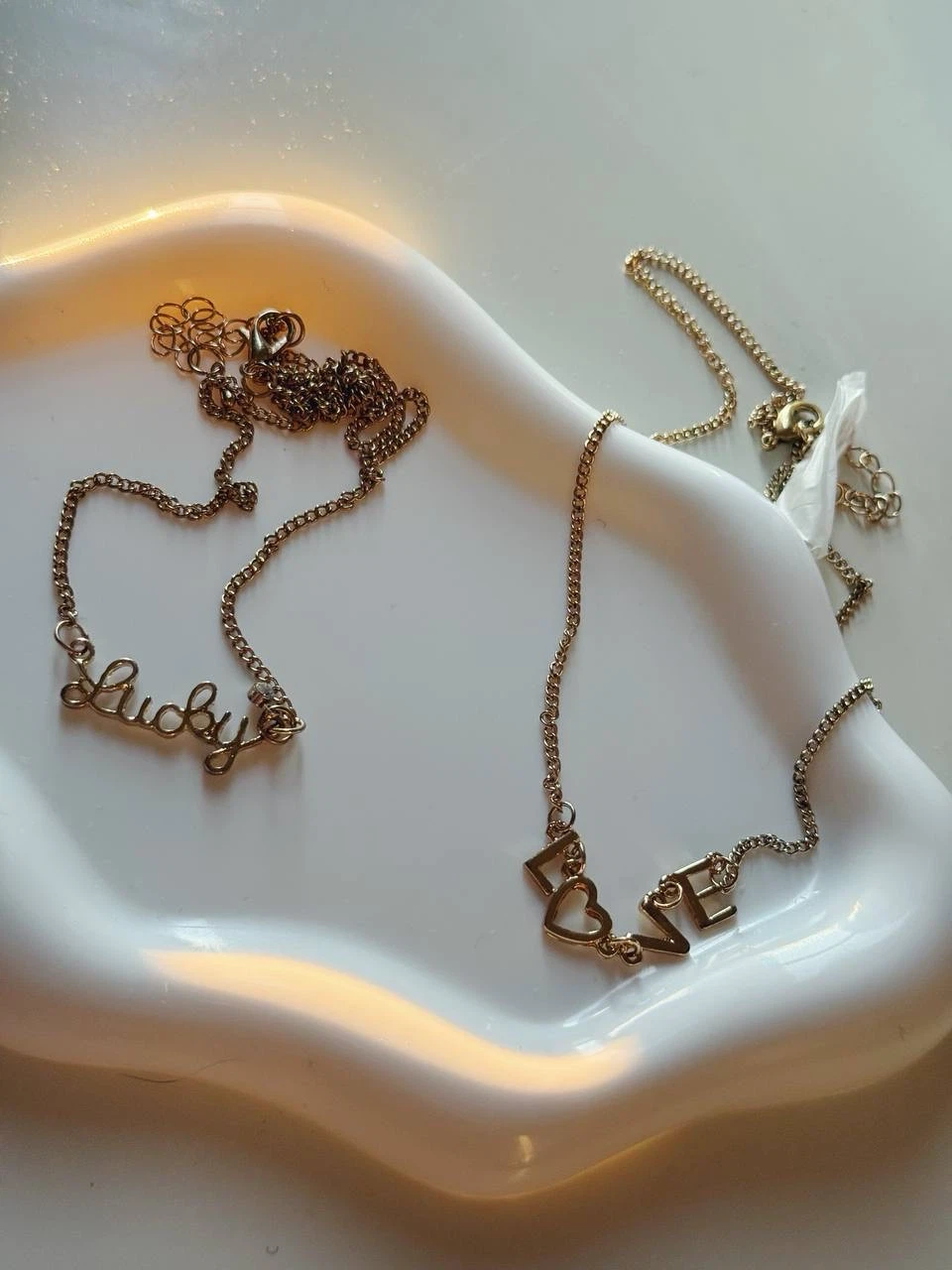 2 New Necklaces set  – Lucky & Love