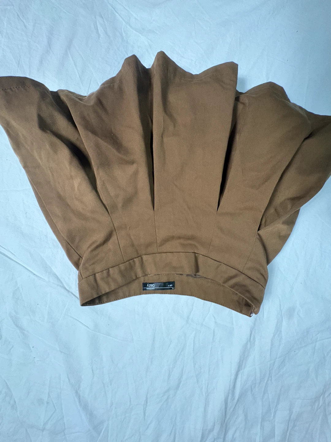 Dazy Brown Pleated Skort