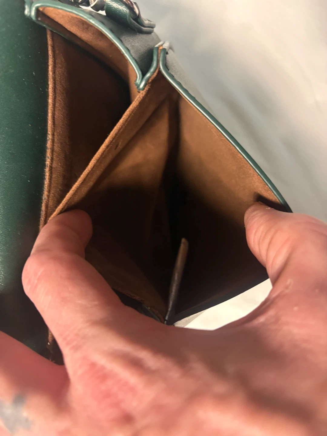 Dark Green Crossbody Bag - photo 4
