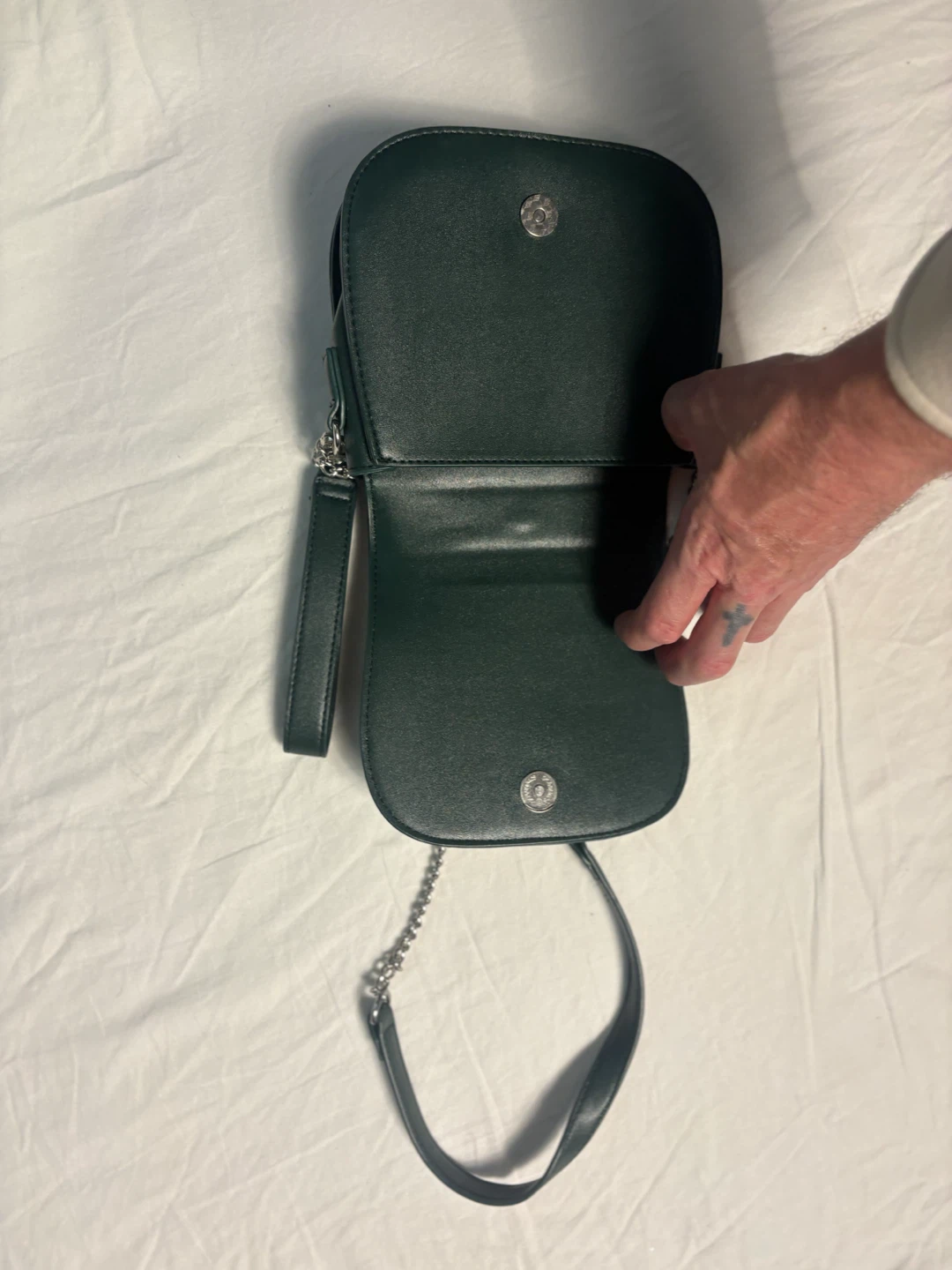 Dark Green Crossbody Bag - photo 5