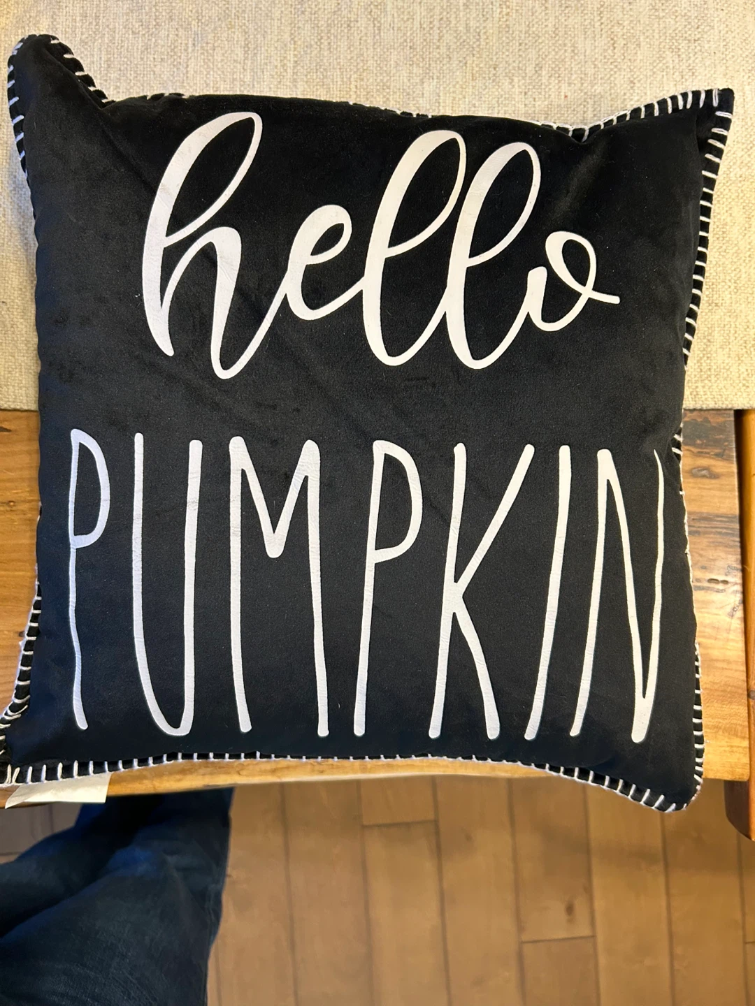 Rae Dunn Hello Pumpkin Throw Pillow
