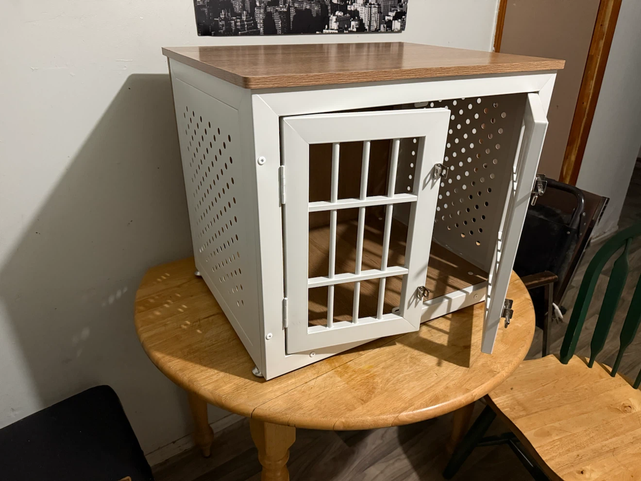 White Furniture-Style Dog Crate - photo 2