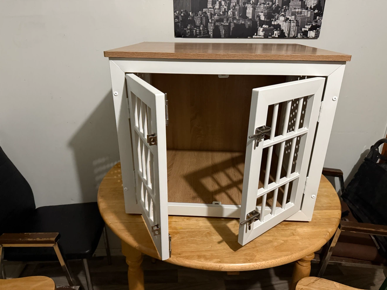White Furniture-Style Dog Crate - photo 4