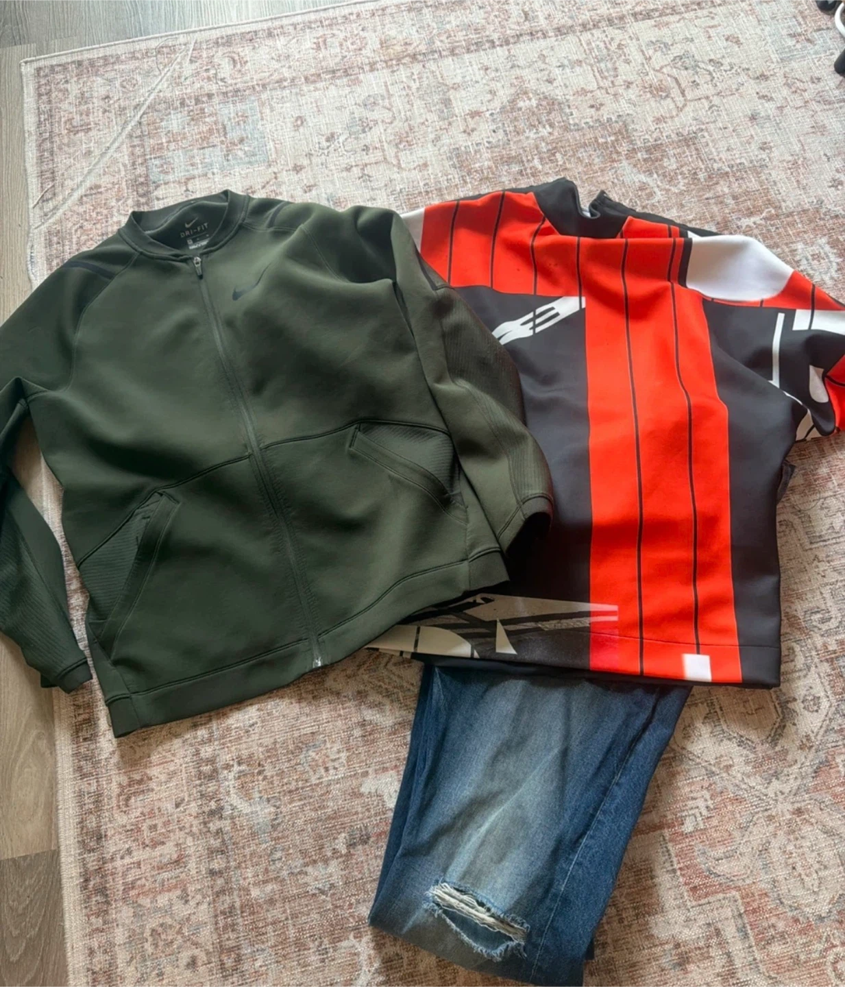 Nike Olive Green Dri-FIT Jacket