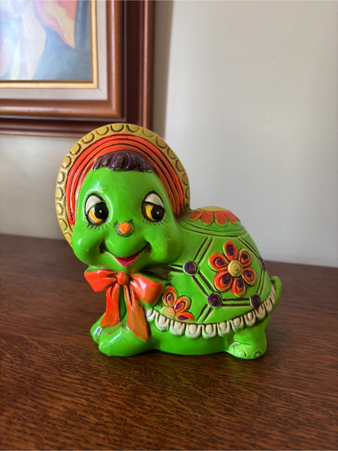 Vintage Turtle Piggy Bank Japan