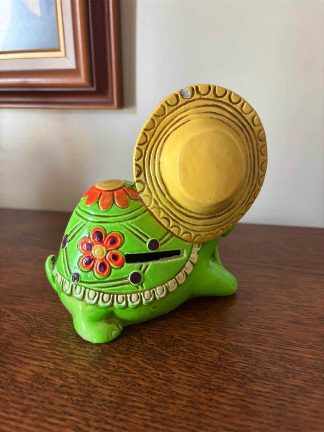 Vintage Turtle Piggy Bank Japan - photo 2