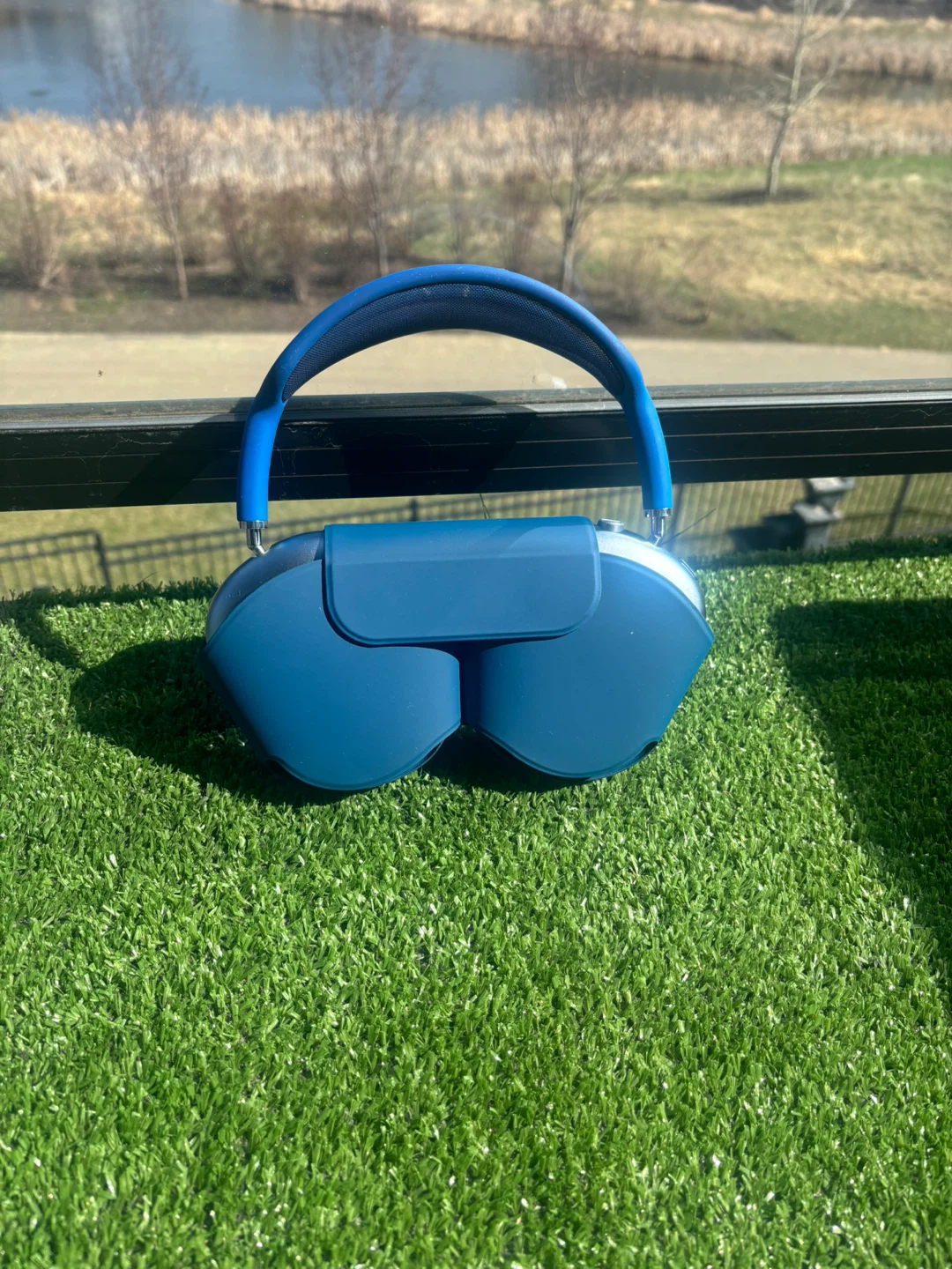 Apple AirPods Max Blue Headphones - photo 3