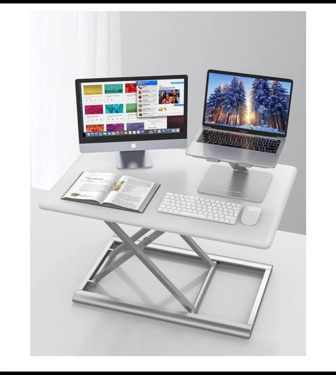 AboveTEK Compact Adjustable Standing Desk Converter - photo 3