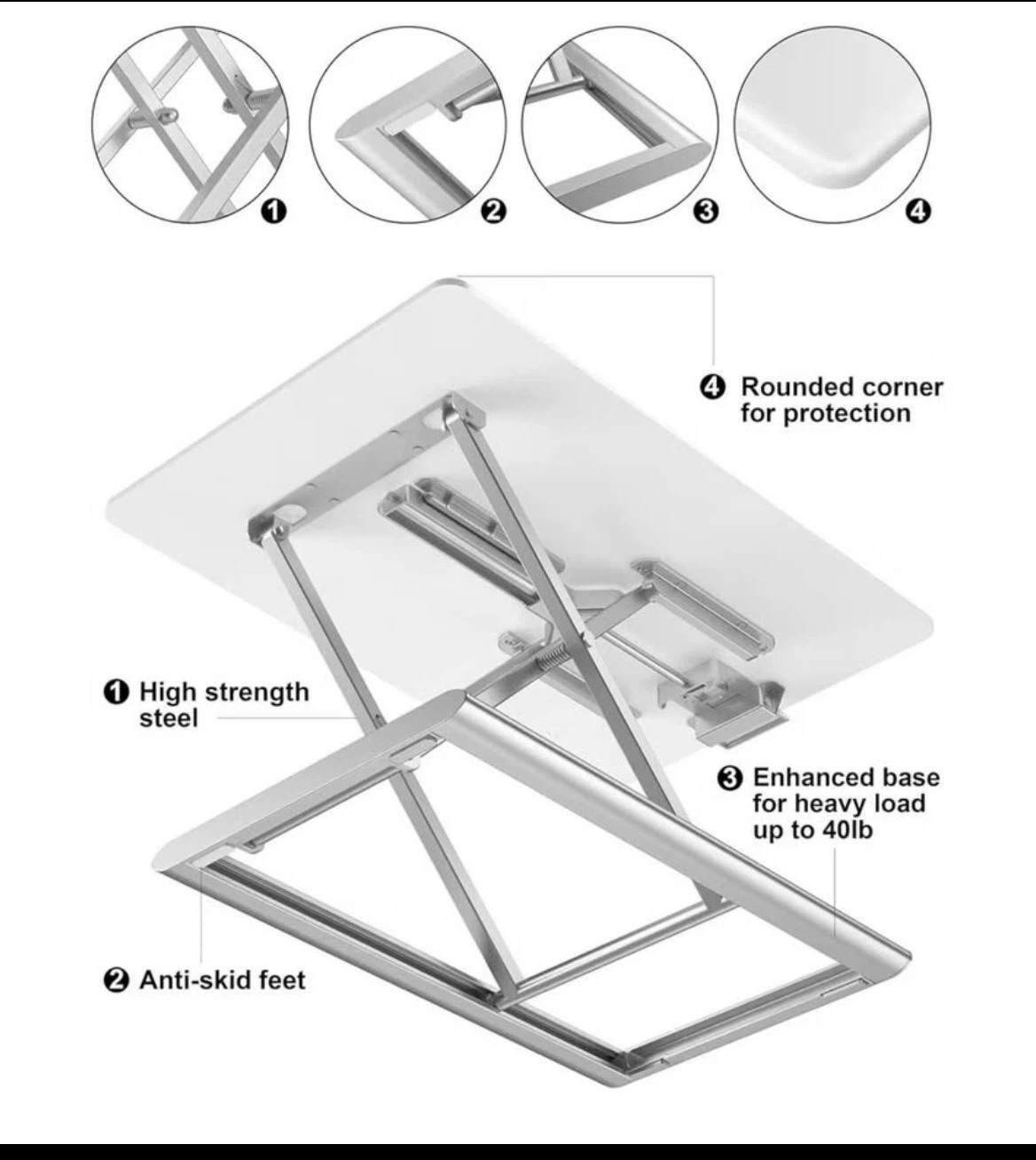 AboveTEK Compact Adjustable Standing Desk Converter - photo 5