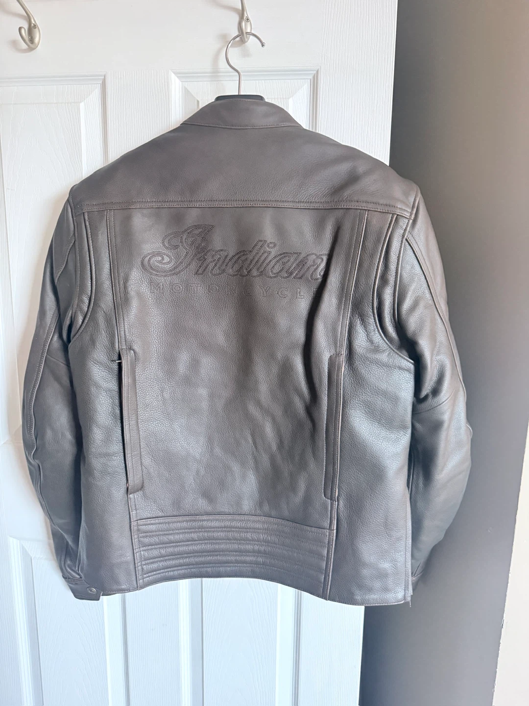 Indian Motorcycle Brown Leather Jacket - photo 2