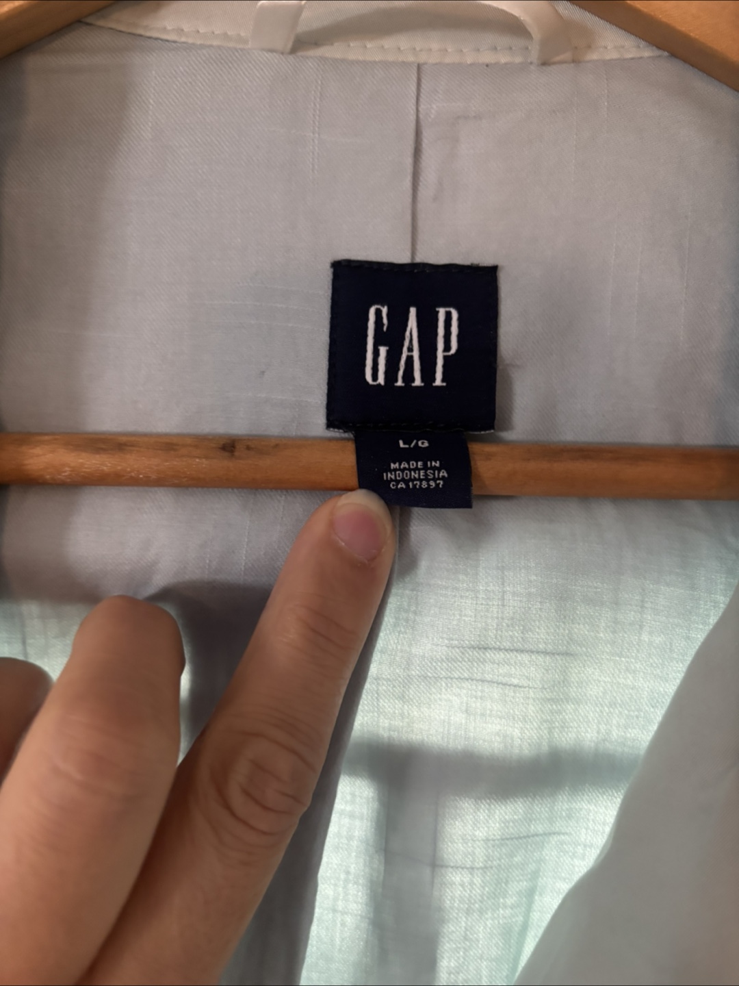 GAP Double-Breasted Trench Coat Size Large - photo 4