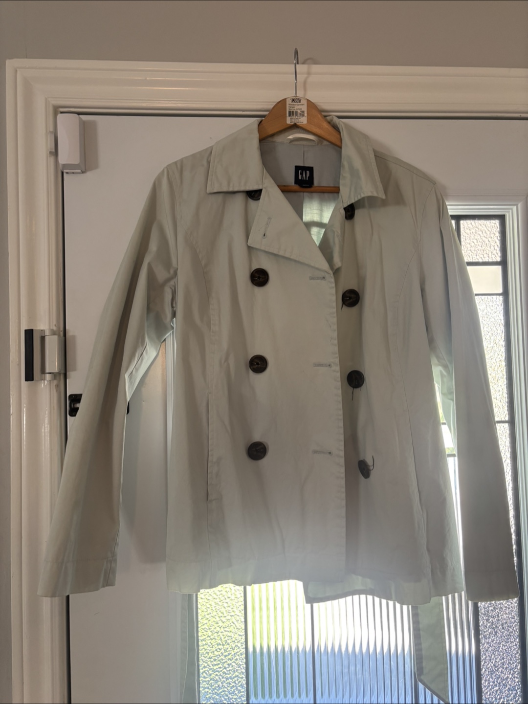 GAP Double-Breasted Trench Coat Size Large