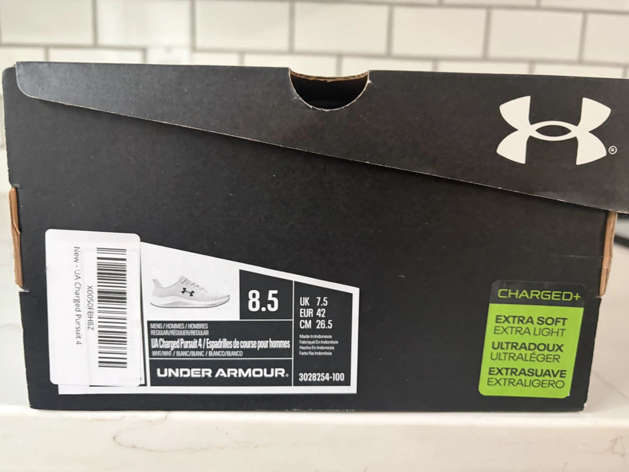 Under Armour Charged Pursuit 4 Running Shoes White - photo 2