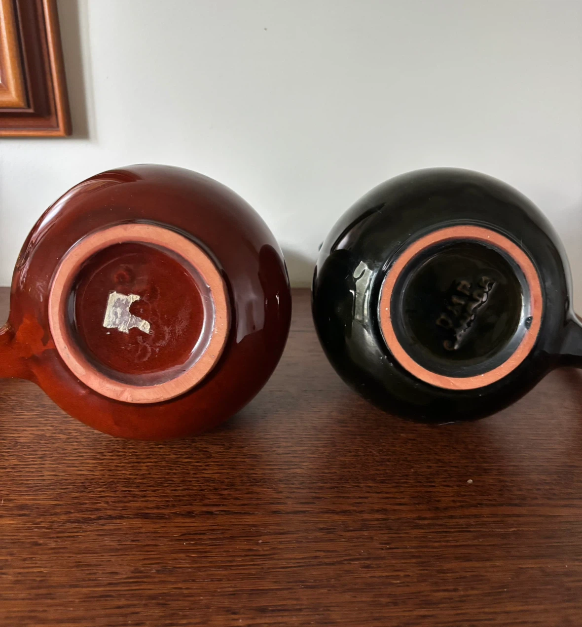 Two Vintage Mid-Century Blue Mountain Pottery Ewers - photo 2
