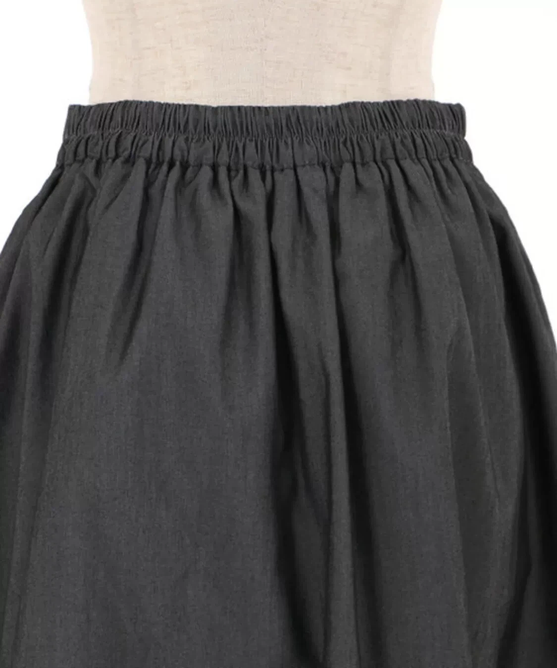 Japanese style elastic high-waisted slimming A-line skirt - photo 5