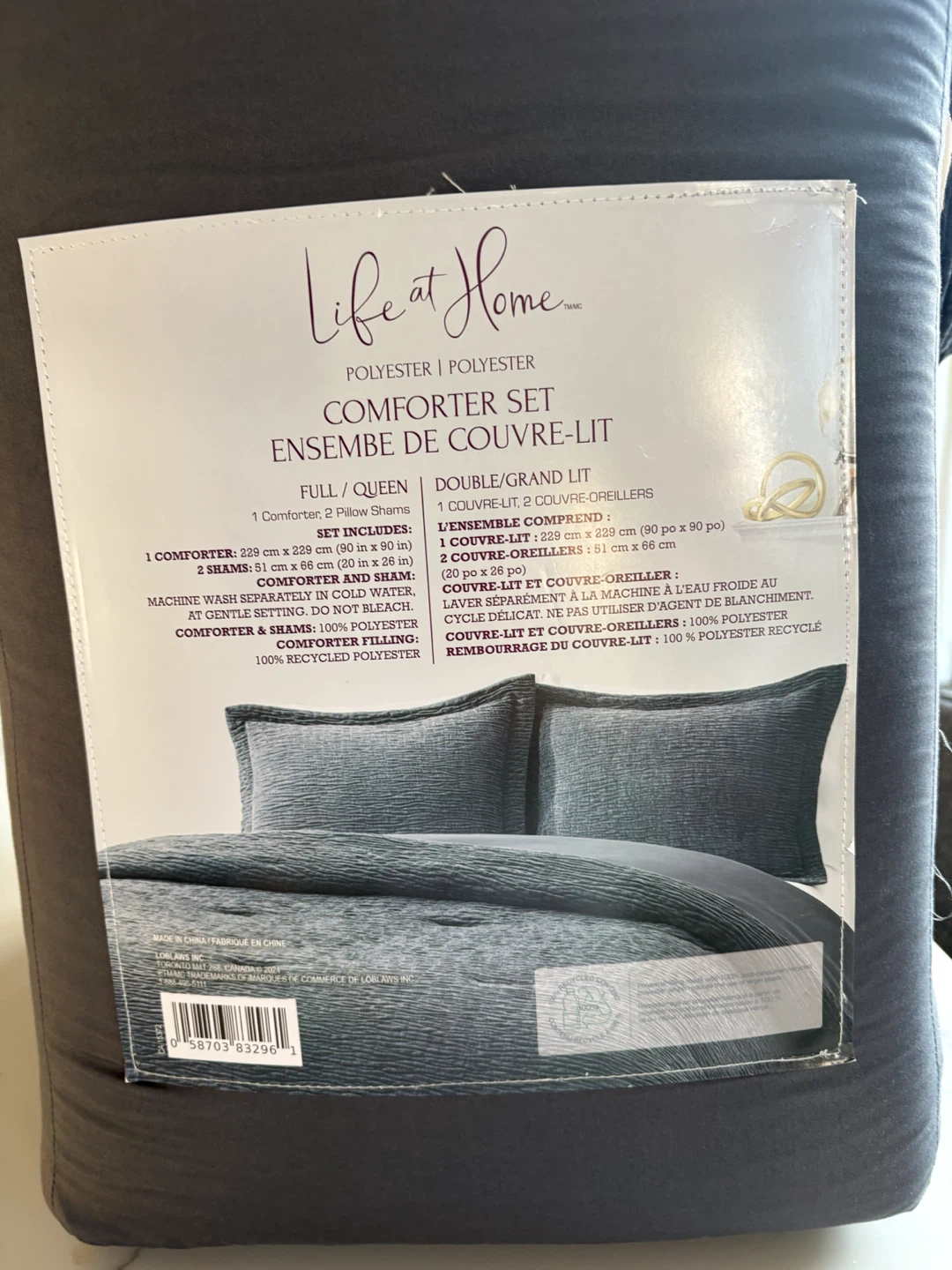 Life at Home 3-Piece Comforter Set - Full/Queen - photo 5