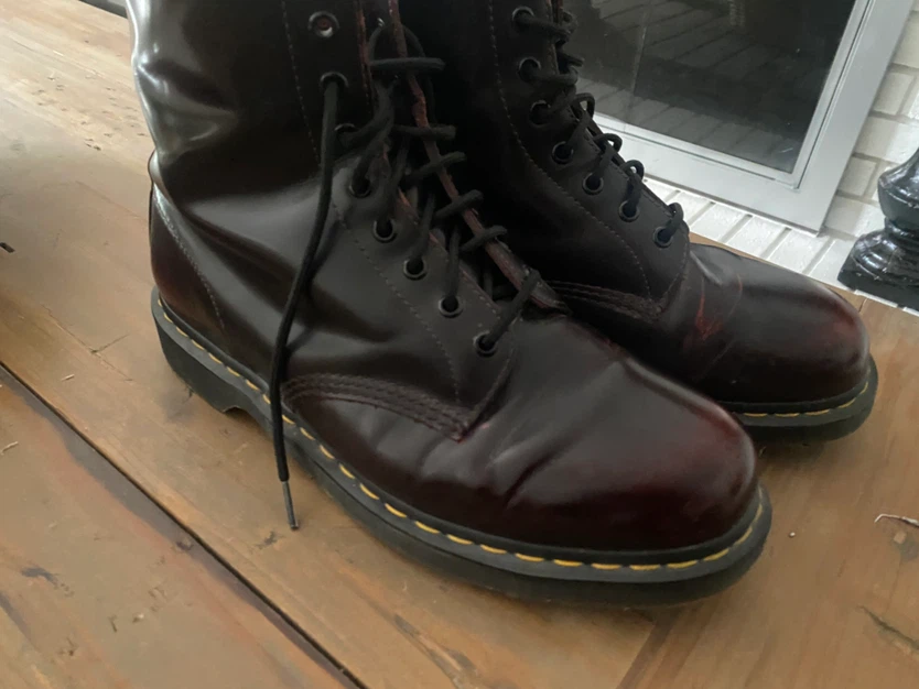 Dr. Martens Dark Red Boots men’s 11