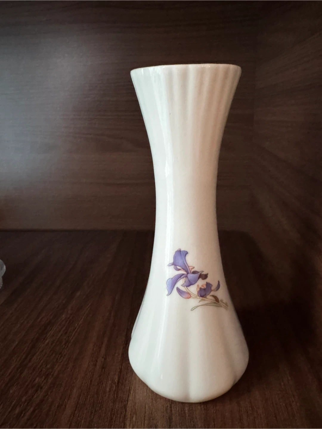 Vintage Ivory Porcelain Flower Vase