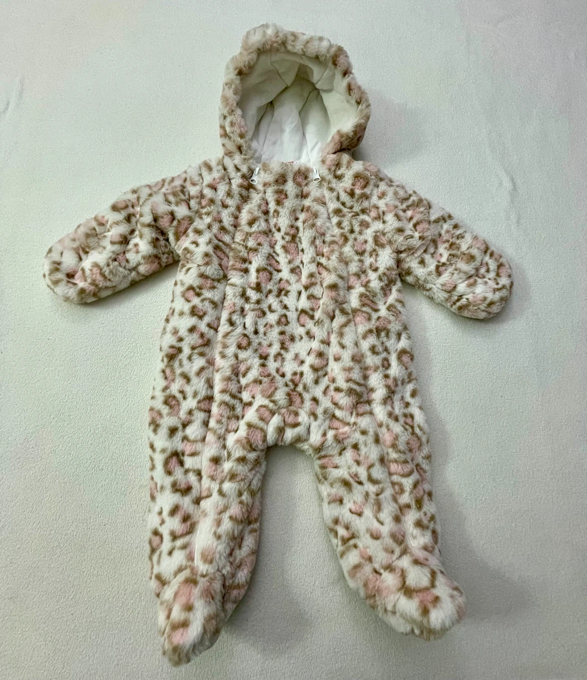 Nula Bug Faux Fur Baby Snowsuit for 6m - 9m (#108)