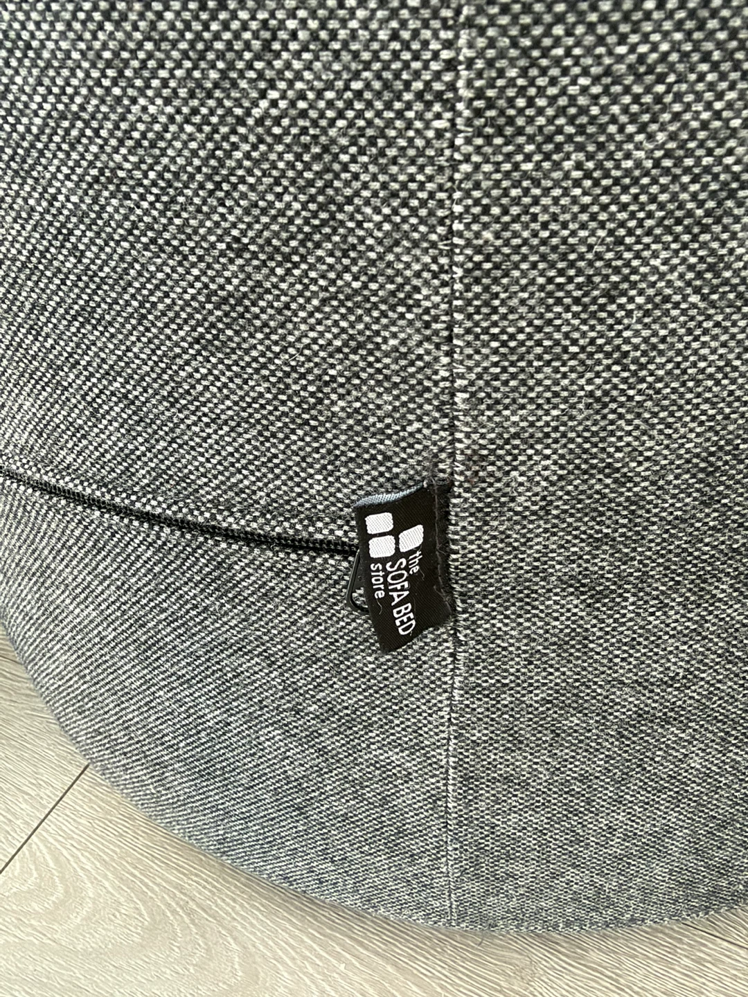 The Sofa Bed Store Round Grey Ottoman - photo 2