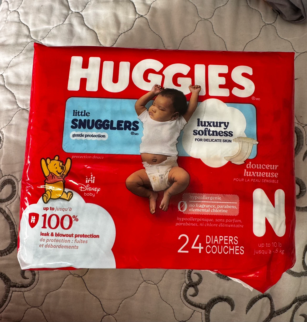 Huggies Little Snugglers Newborn Diapers 24 Count