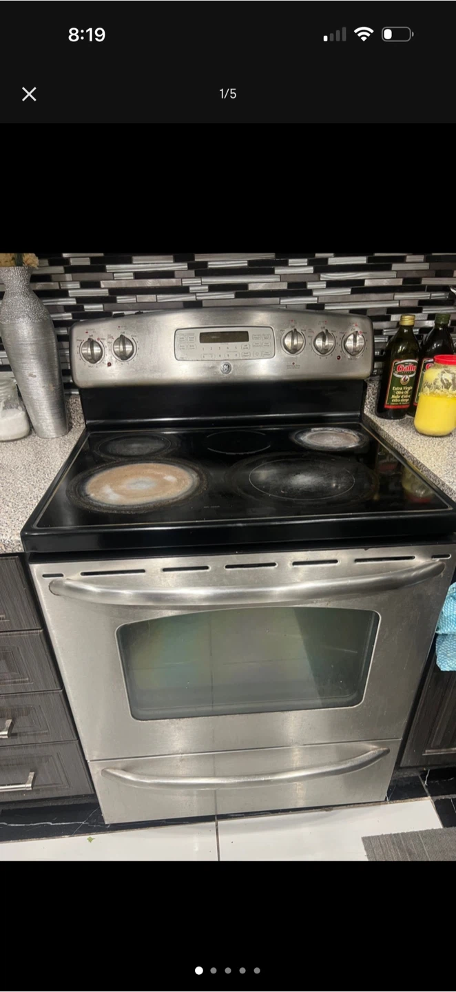 GE Stainless Steel Convection Range