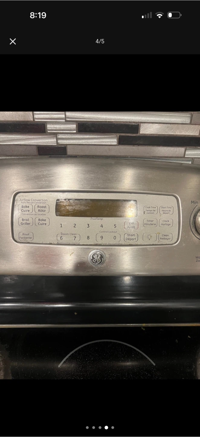GE Stainless Steel Convection Range - photo 4