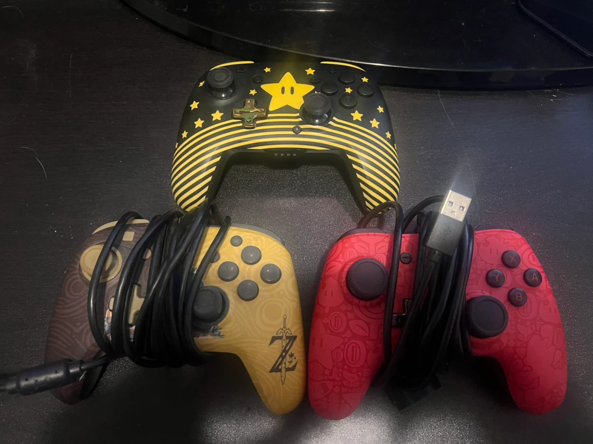 Set of 3 Nintendo Switch Wired Controllers