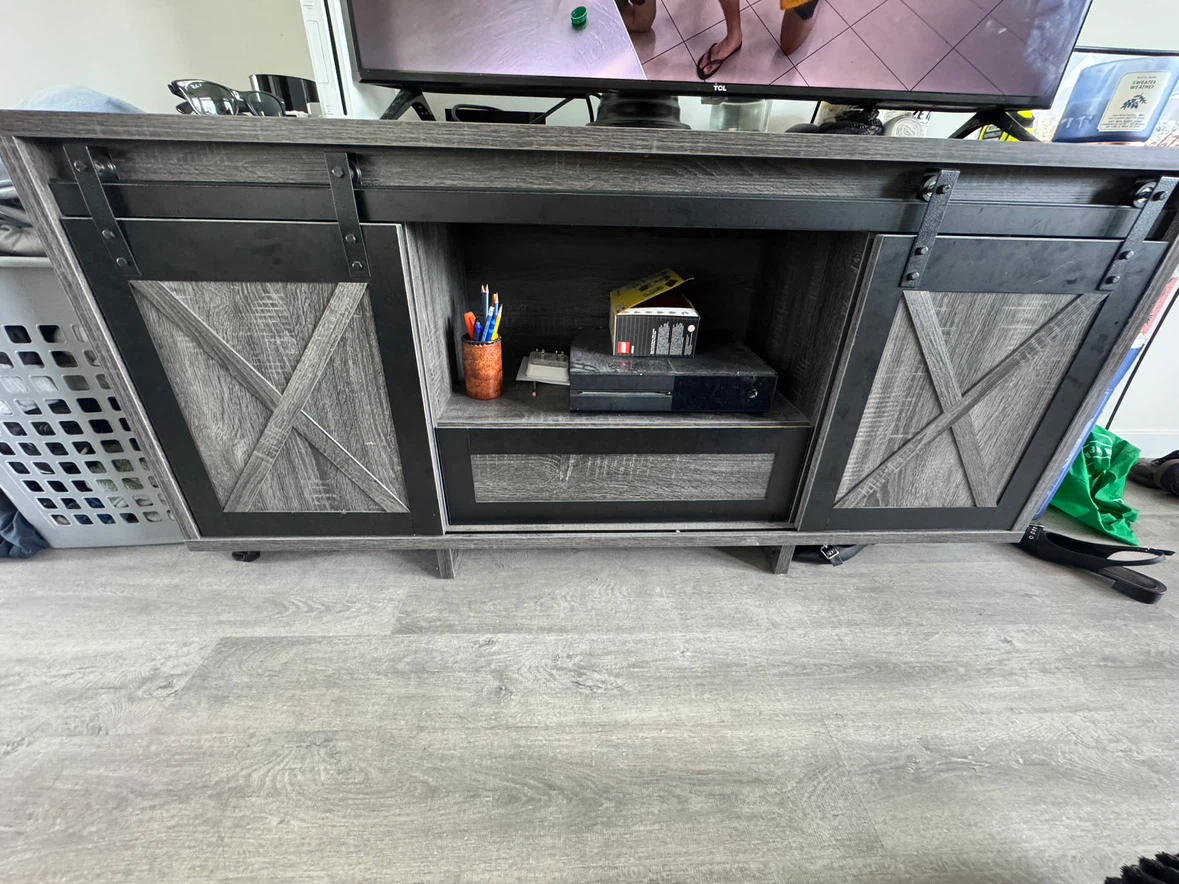 58" TV Stand Storage.TVs up to 65"- The Brick