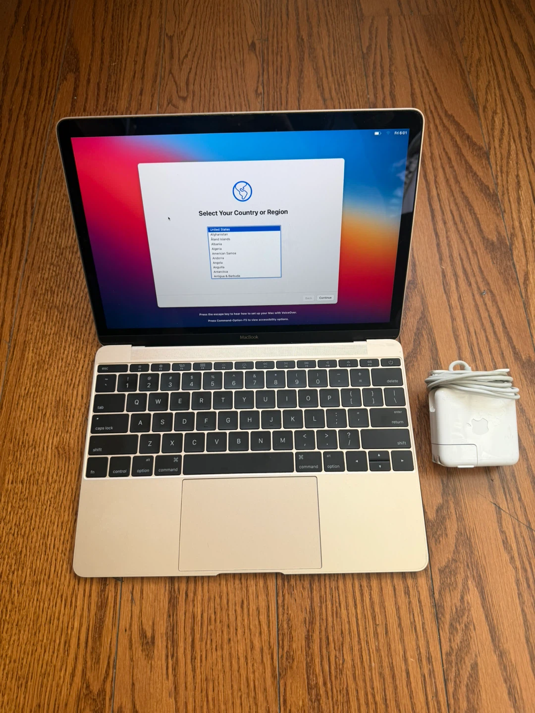 2017 MacBook Retina 8GB RAM 256GB SSD with Charger